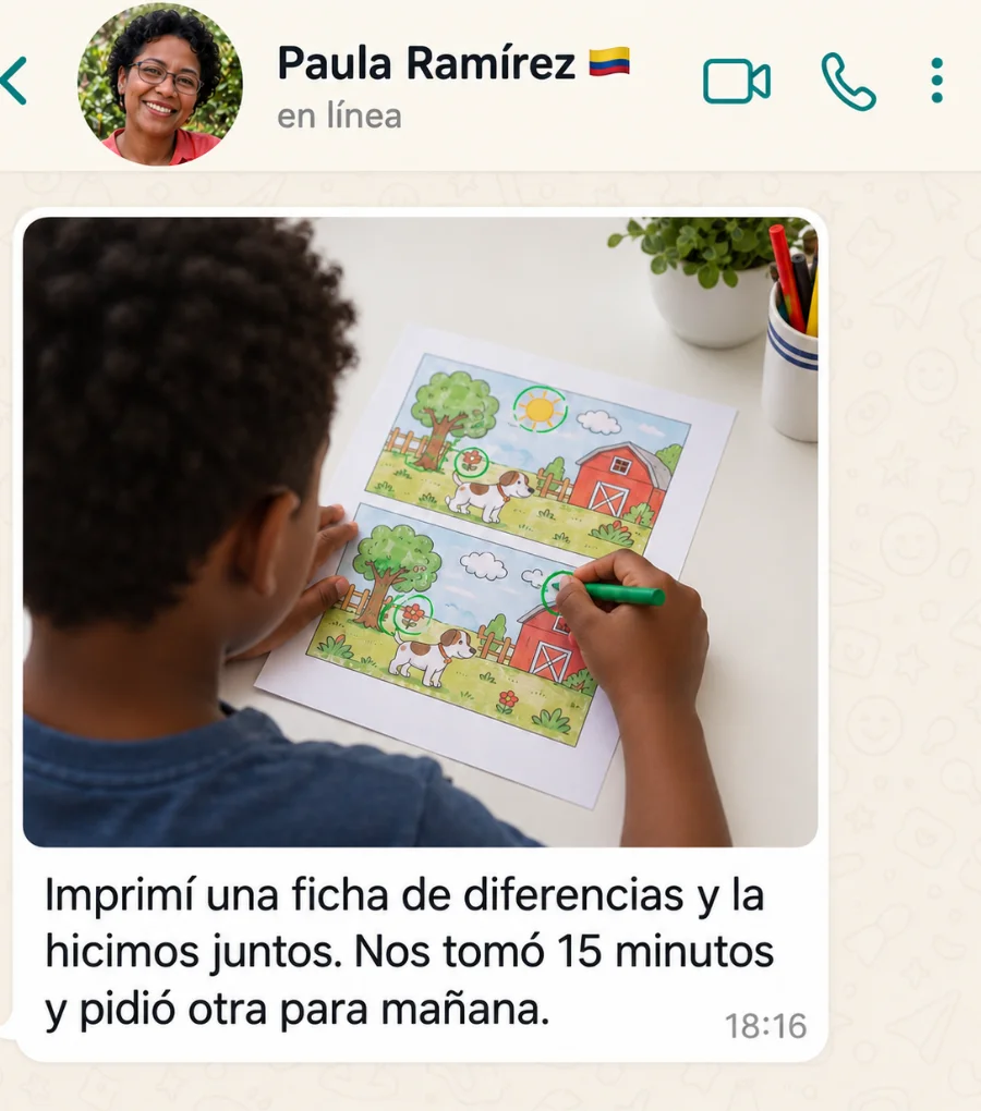 Testimonio de Paula Ramírez: imprimieron una ficha de diferencias juntos y pidió otra para mañana